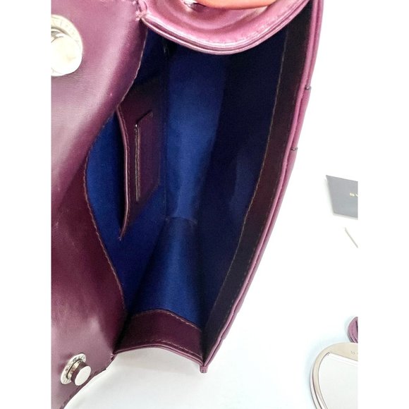 Bvlgari Calfskin Small Serpenti Forever Snake Plum Crossbody Bag - Picture 4 of 12